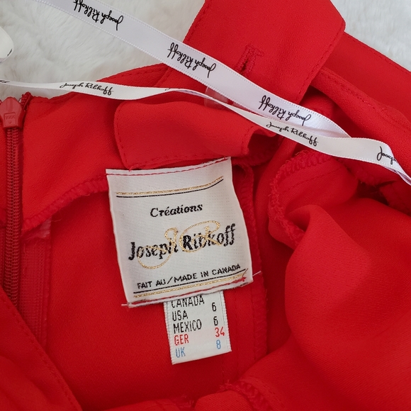 Vintage 1980s Wide Leg Red Jumpsuit - Picture 9 of 10